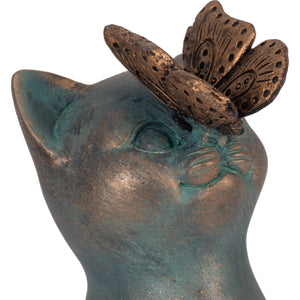 7" Cat With Butterfly On Nose, Multi