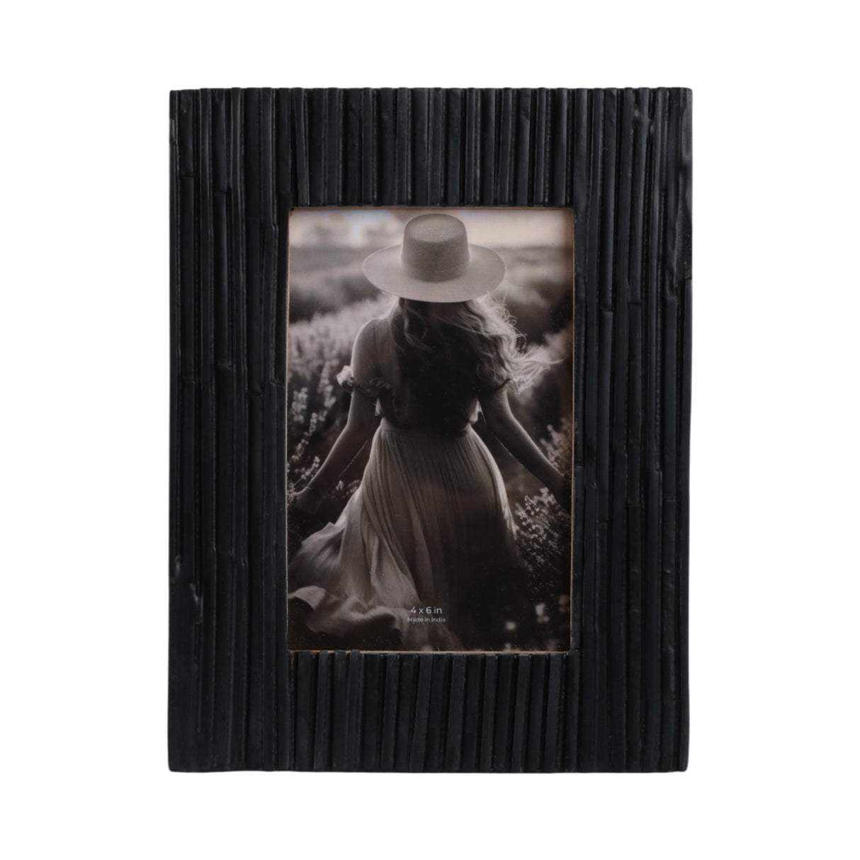 4x6 Jagged Photo Frame, Black