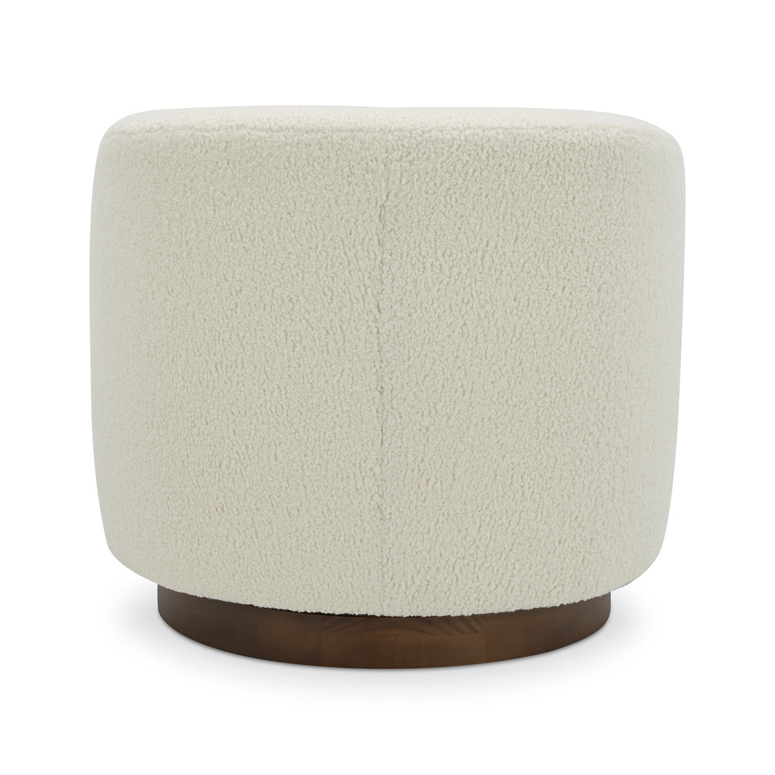 Oscy Swivel Chair Vegan Shearling White