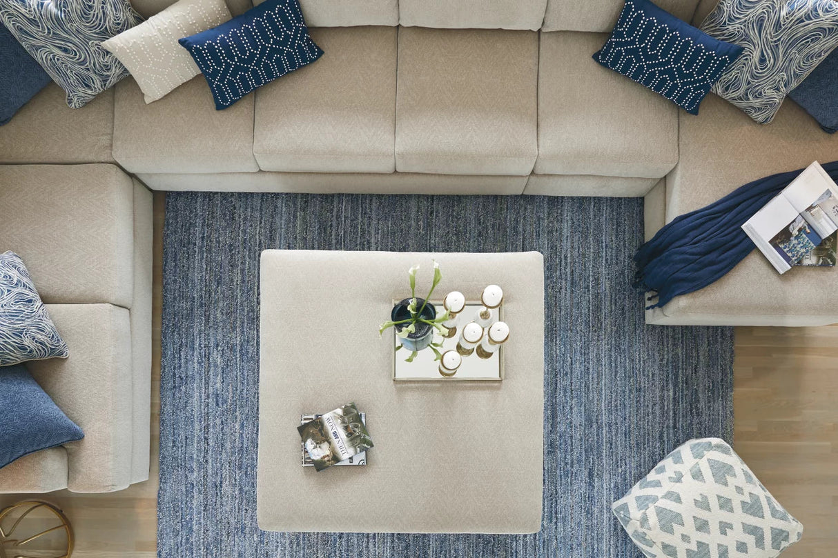 OVERSIZED ACCENT OTTOMAN