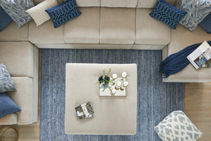 OVERSIZED ACCENT OTTOMAN