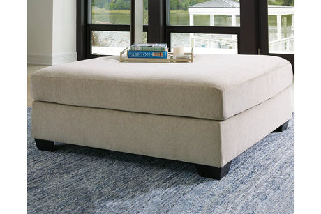 OVERSIZED ACCENT OTTOMAN