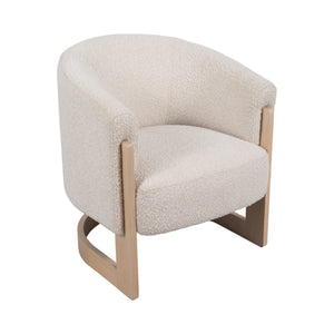 32" Kaiser Accent Chair, Ivory