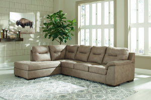 Maderla Beige Laf Sectional