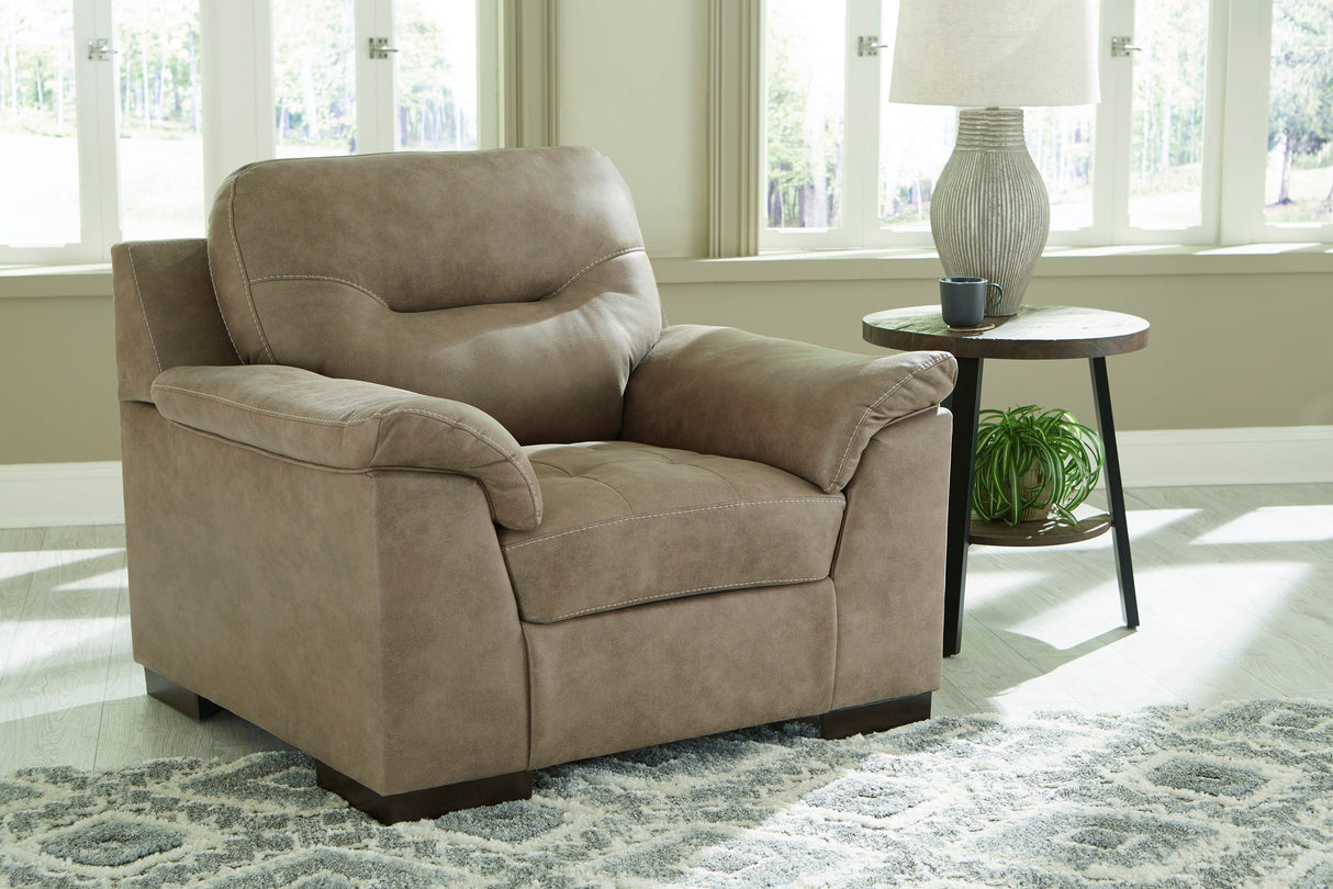 Maderla Beige Sofa Set