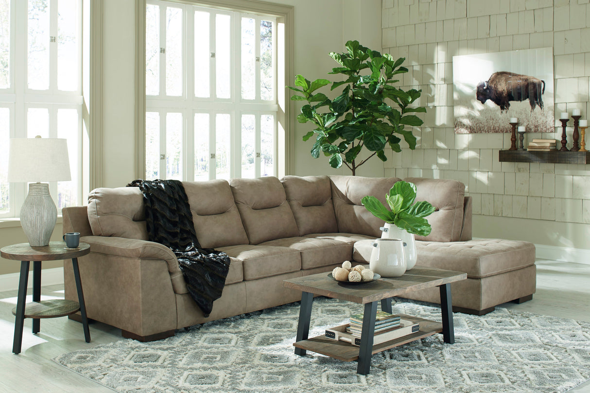 Maderla Beige Raf Sectional