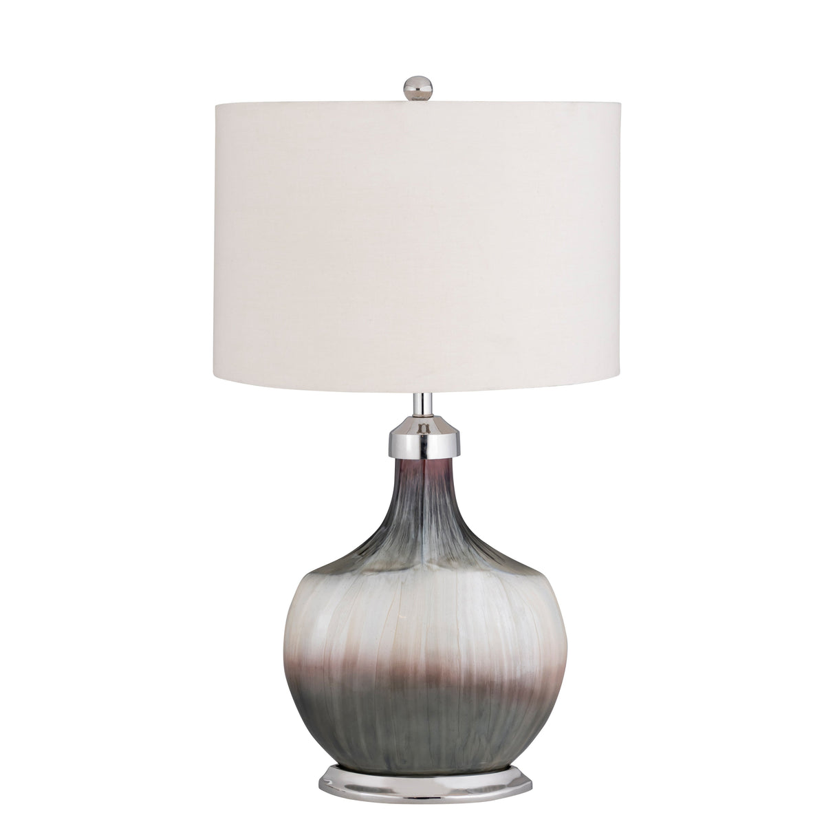 32" Eaves Handfinished Glass Table Lamp