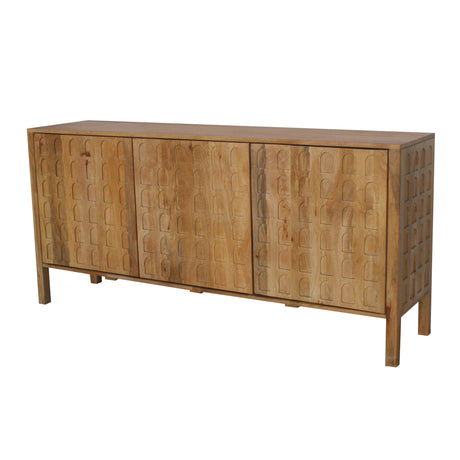 63" Mini Arches Sideboard,natural