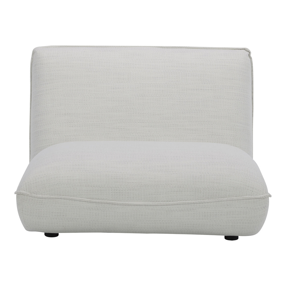 Zeppelin Slipper Chair Salt Stone White