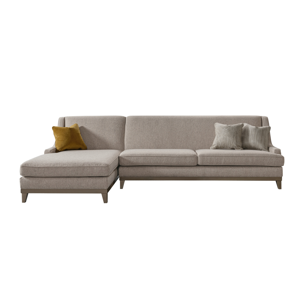 Hardt beige Sectional- Left Chaise