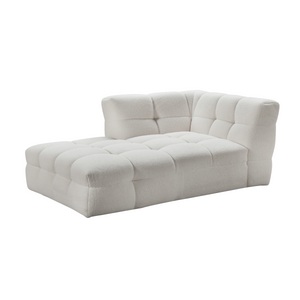 Timeless Classic Cream Left Arm Facing Chaise