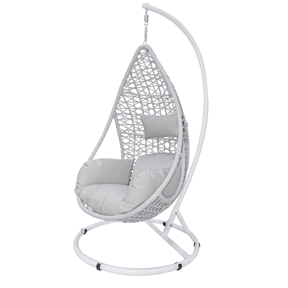 Hanging chair with cushion