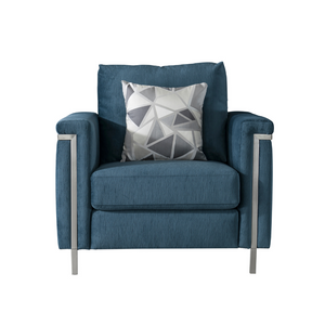 Amal Blue Living Room Set