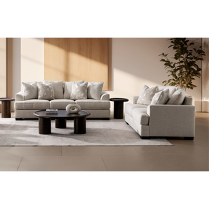 Harvey Beige Living Room set ( Sofa+ Loveseat)