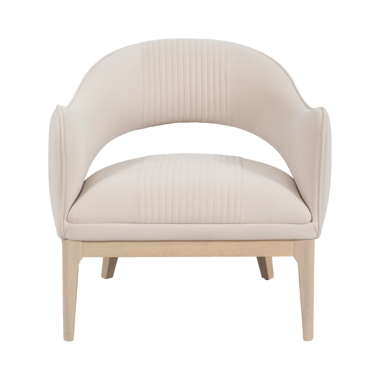 33" Oliveira Accent Chair, Cream