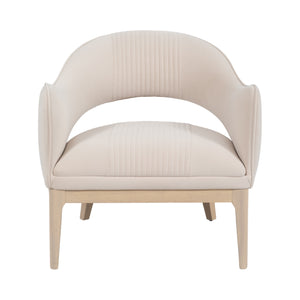 33" Oliveira Accent Chair, Cream