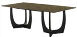 Hana Antique Oak Dining Table 8 Seater SET
