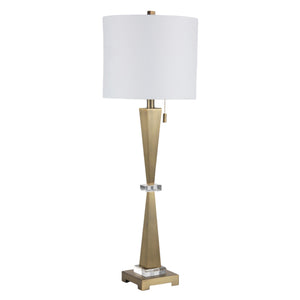 35" Taranto Gold Table Lamp