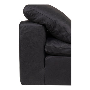 Clay Slipper Chair Nubuck Leather Black