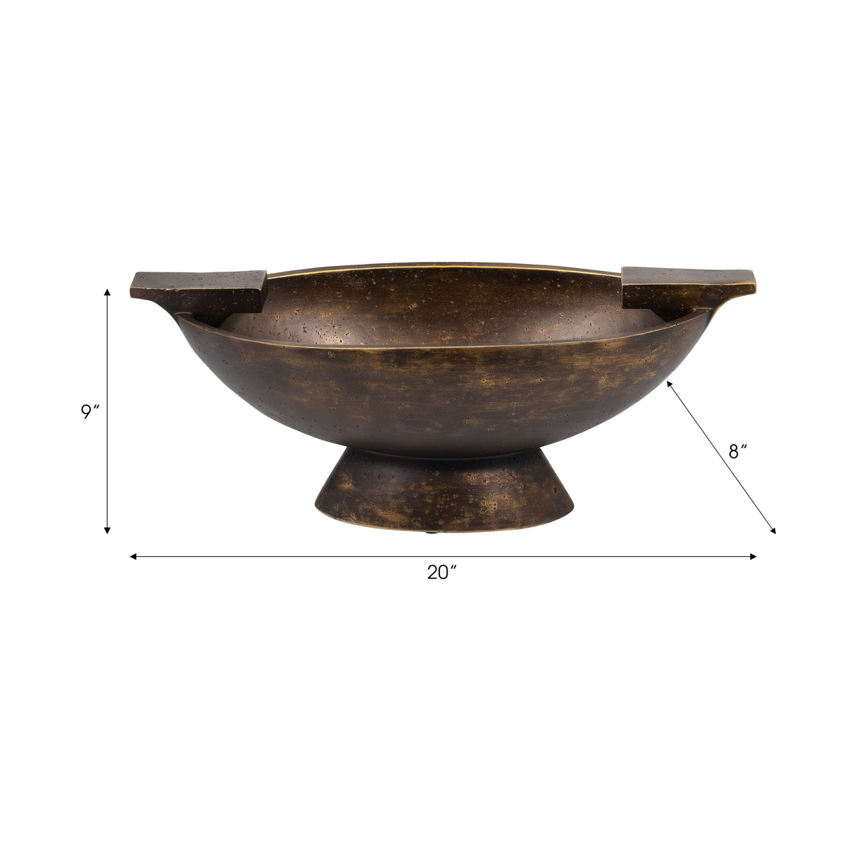 20" Primia Decor Bowl, Bronze