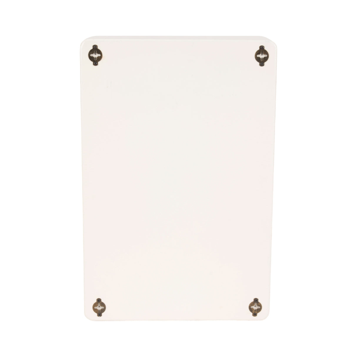 24" Rectangle Rough Finish Wall Shelf, White