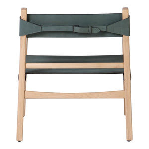 Kolding Chair Seagrass Green Leather