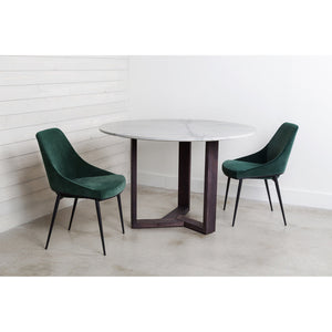 Sedona Dining Chair Green Velvet-M2