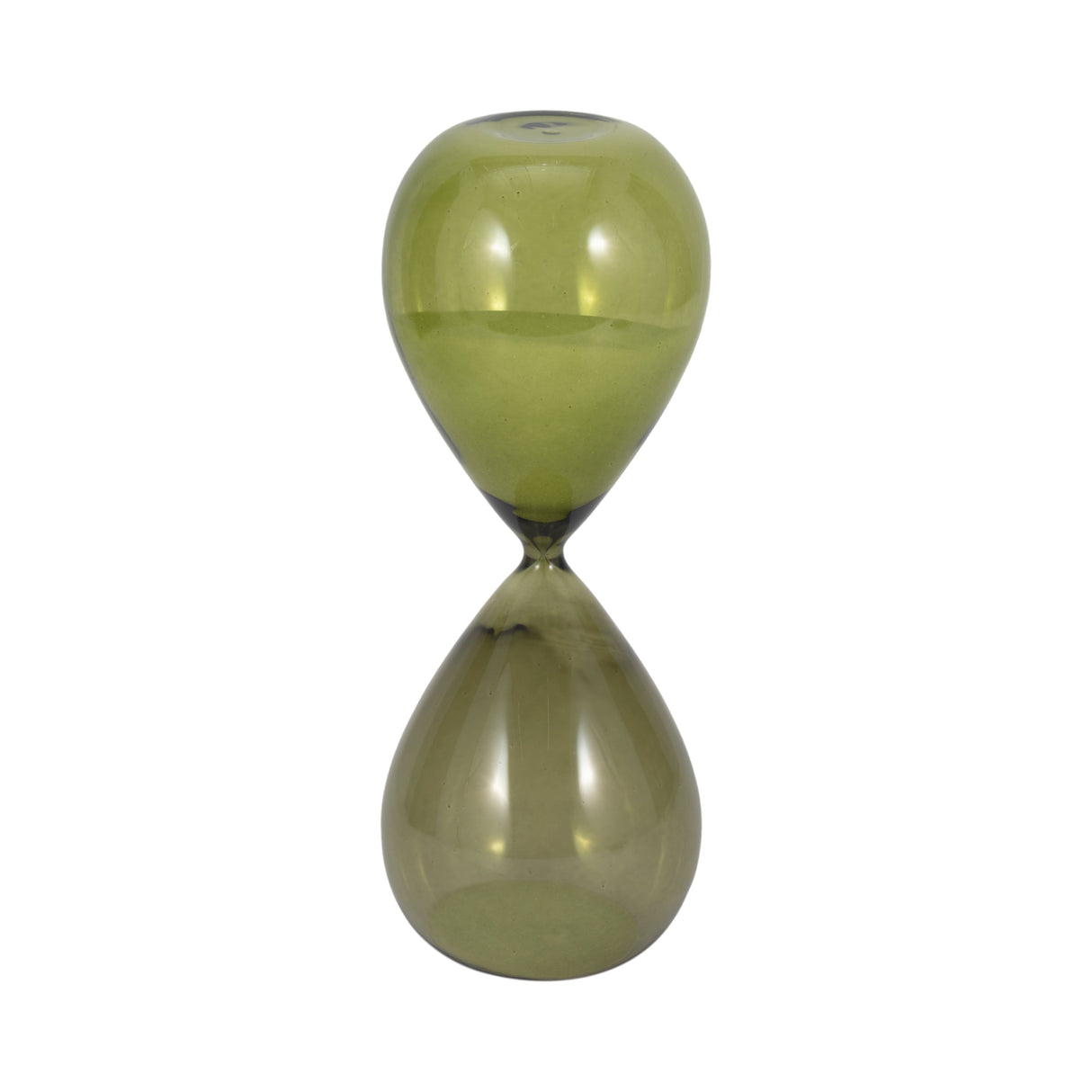 12" Roxie Small Green Hourglass