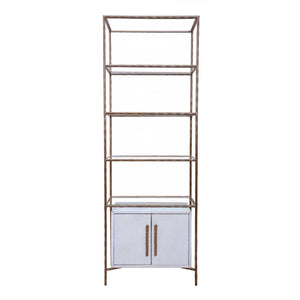 30" Azamara Real Hide Etagere Shelf