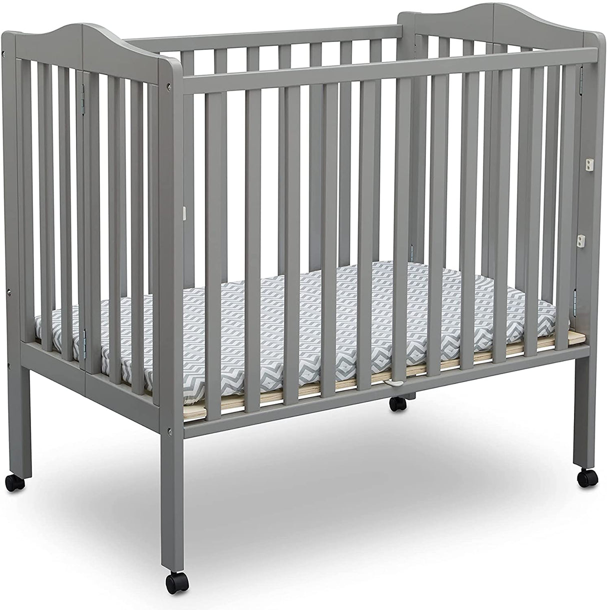 Portable Folding Crib with Mattress