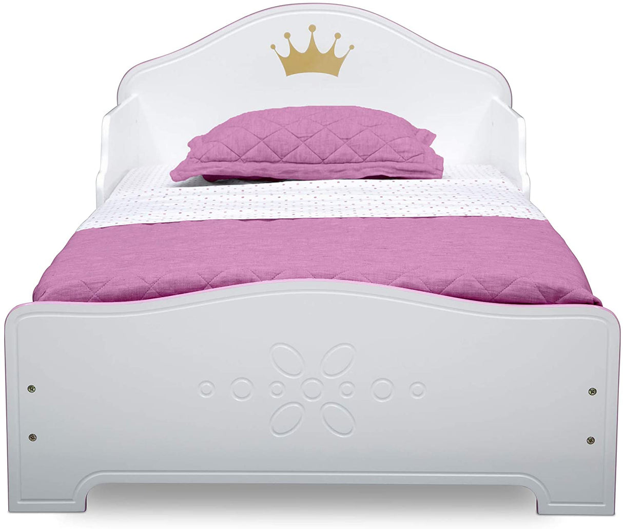 Princess Crown Wooden Toddler Bed