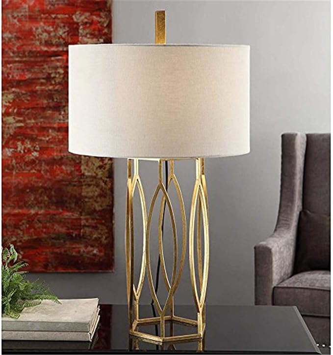 28.5" TH TABLE LAMP. 14"X14"X10" SHADE