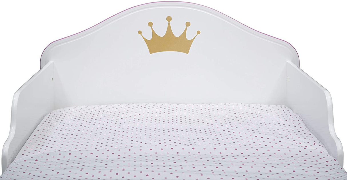 Princess Crown Wooden Toddler Bed