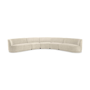 Yoon Radius Modular Sectional Sweet Cream