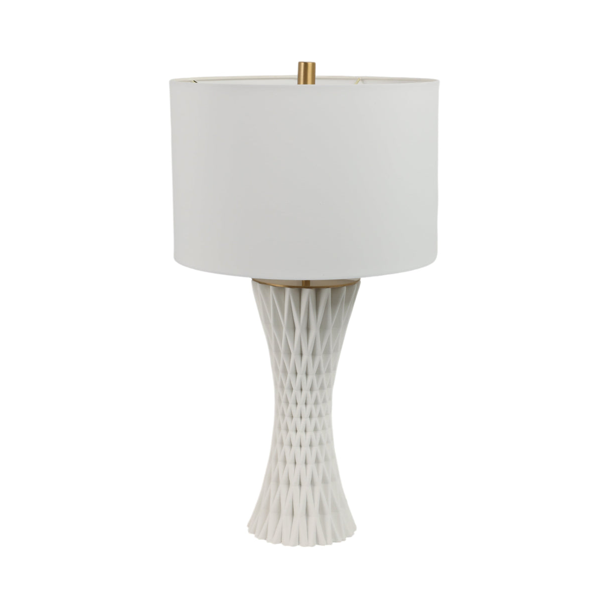 26" Obsert 3d Printed Porcelain Table Lamp