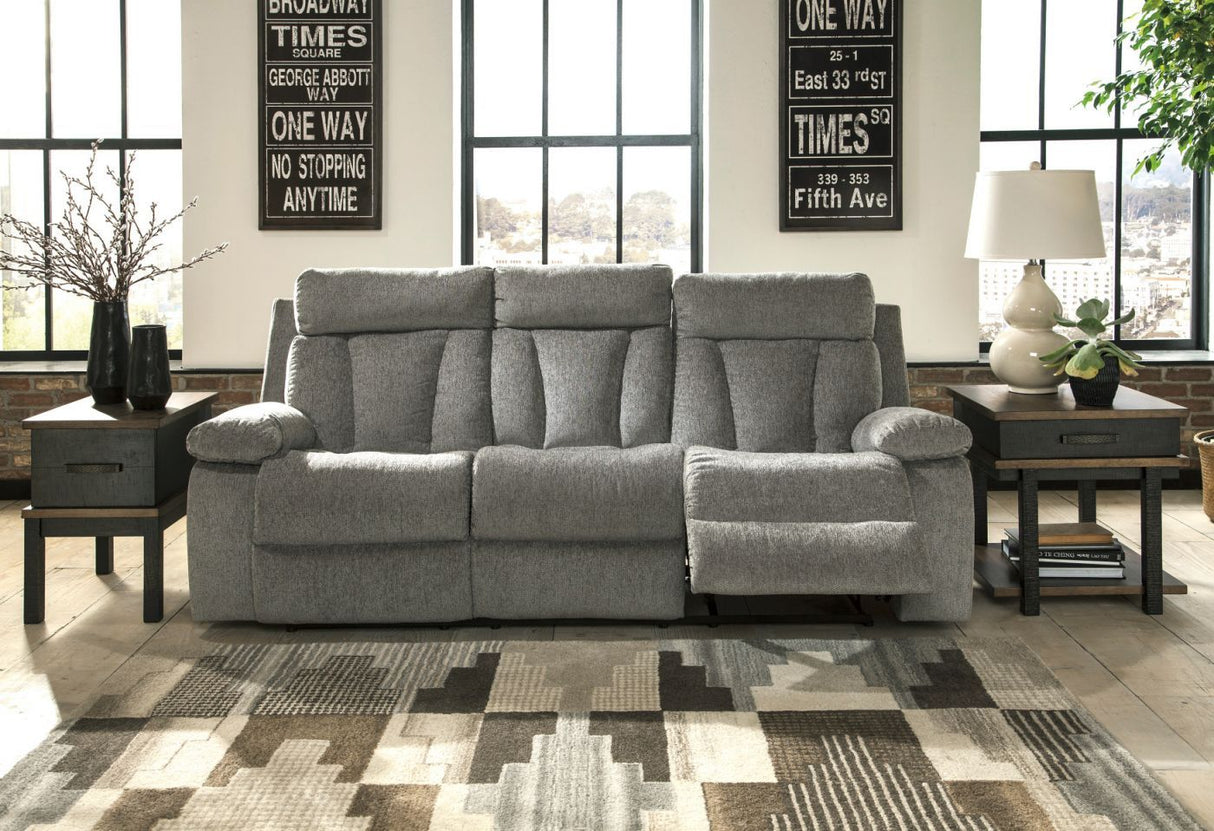 REC Sofa w/Drop Down Table