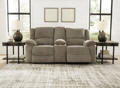 DBL REC LOVESEAT W/CONSOLE