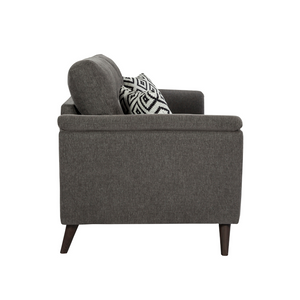 Concord Comfort Grey Loveseat