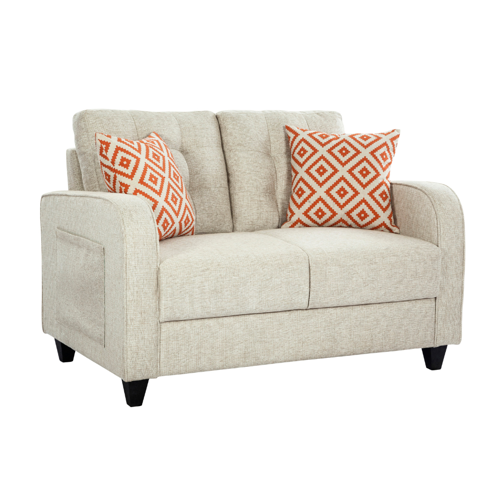 Fullerton Fantasy Beige Sofa Set