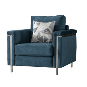 Amal Blue Living Room Set