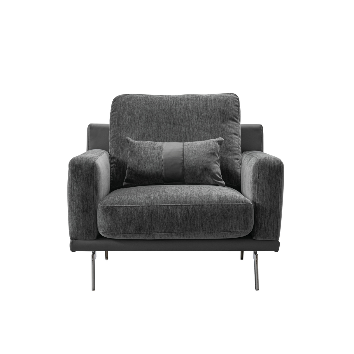 Whisper Soft Black Sofa W230