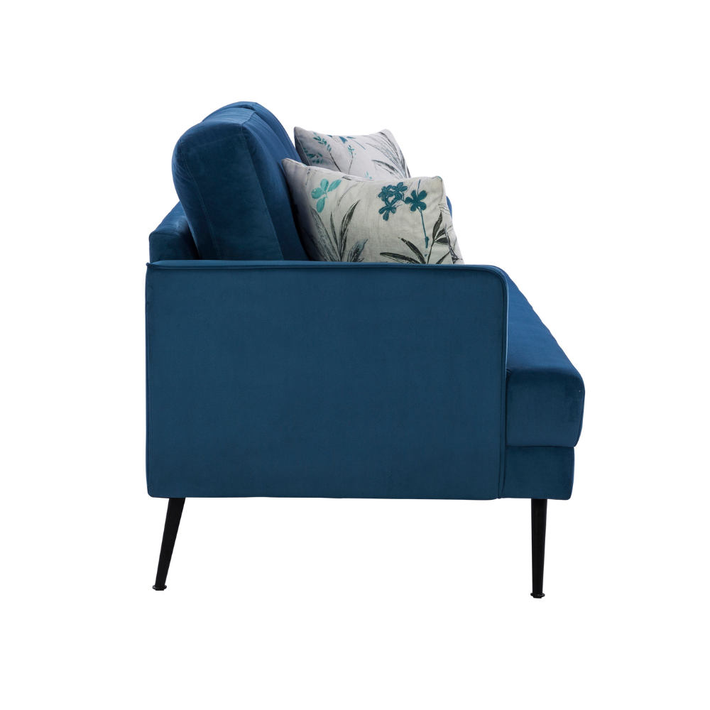 Brisbane Bold Blue Sofa (201cm)