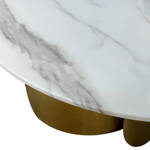 Oval Marble Dining Table -8 Persons