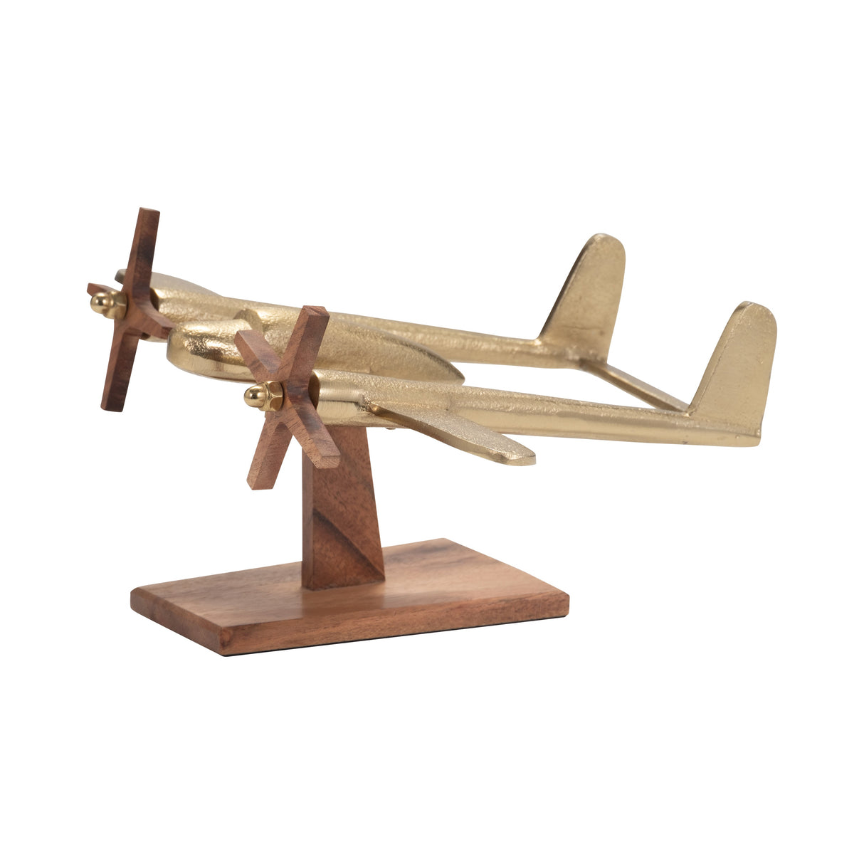 5" Praha Gold Airplane