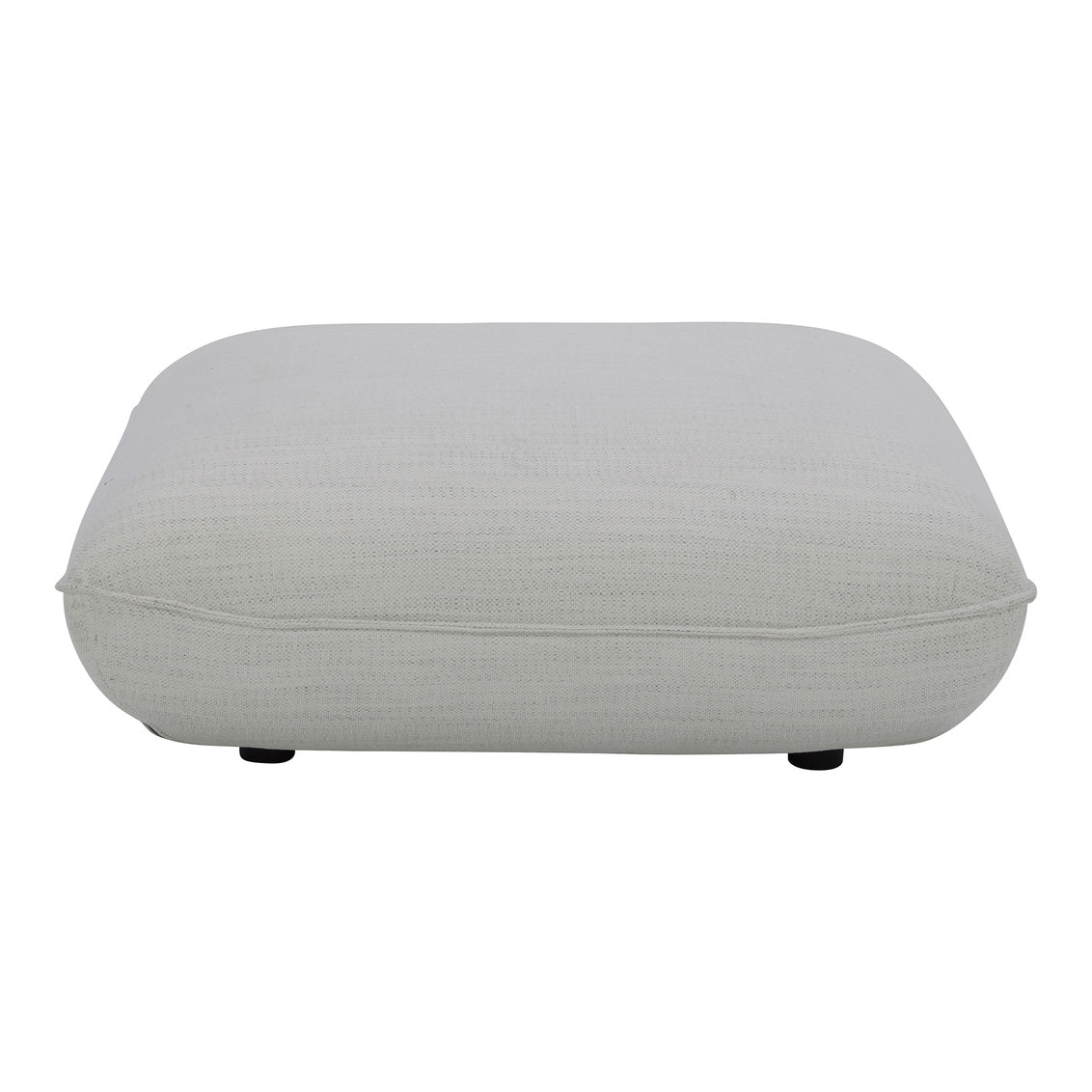 Zeppelin Ottoman Salt Stone White