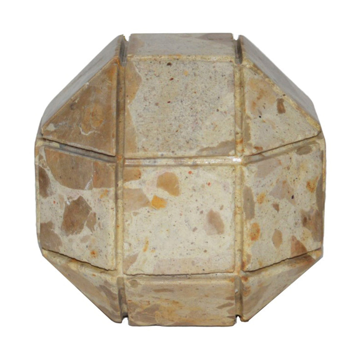 5" Pompano Medium Beige Marble Sphere