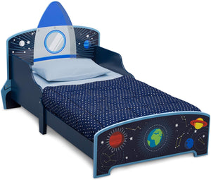 Space Adventures Wooden Toddler Bed