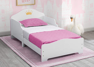 Princess Crown Wooden Toddler Bed