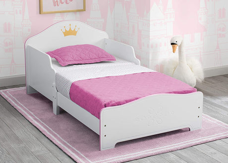 Princess Crown Wooden Toddler Bed