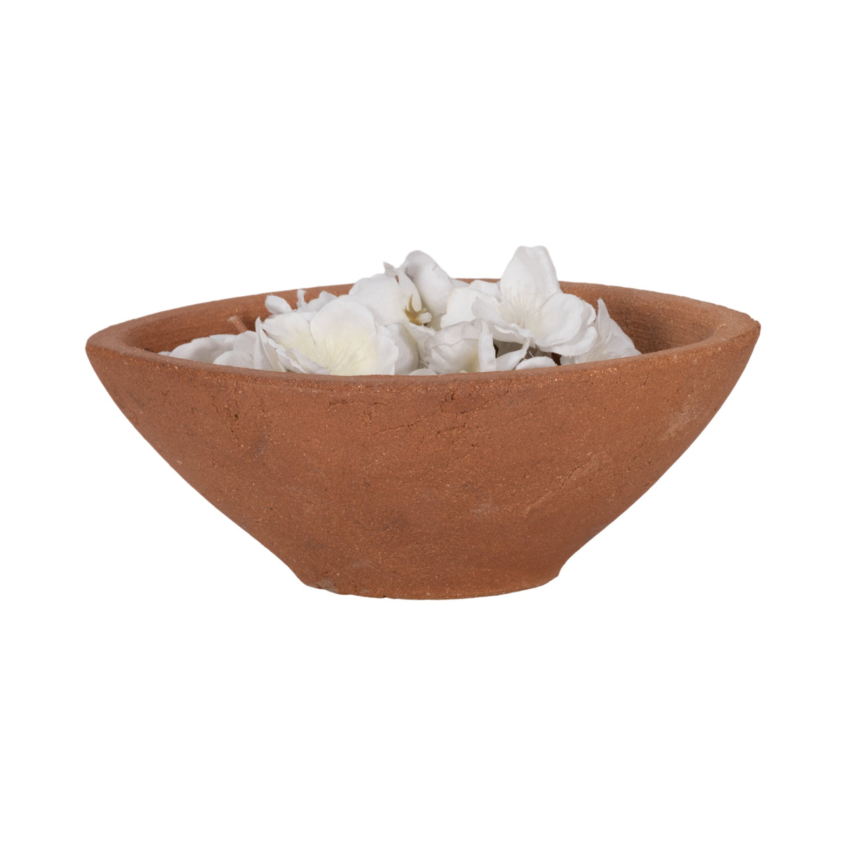 10" Tapered Terracotta Bowl, Natural